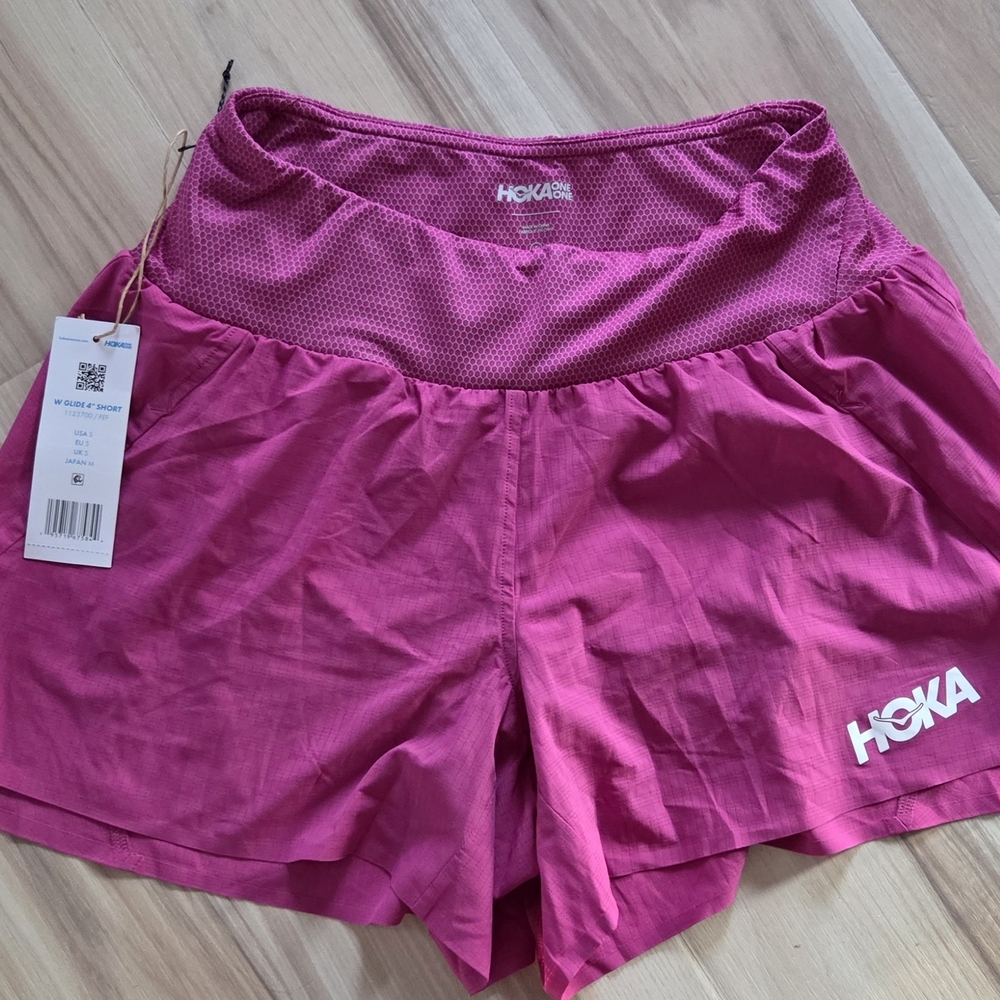 Hoka One One Women's Fuchsia Athletic Running Shorts